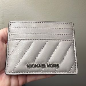 Michael Kors Jet Set Travel Grey Card Holder